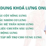 Khóa Trị liệu lưng Online